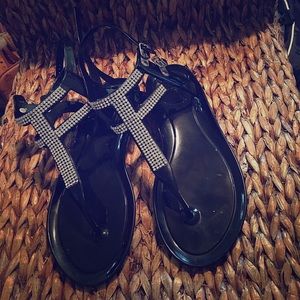 Rhinestone sandals