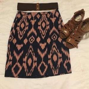 SOLD✨Pencil Skirt, tribal print✨