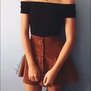 🚫sold Merc🚫Brya suede skirt