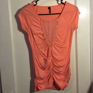 Coral colored top