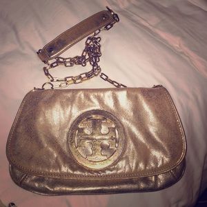 Tory Burch Logo Purse (gold)