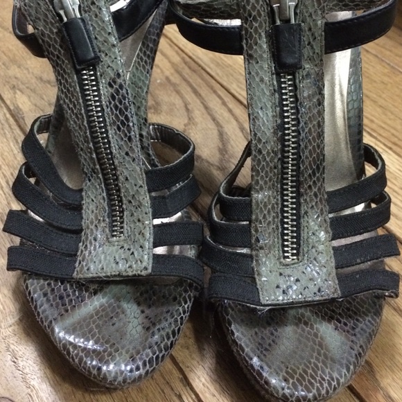 Snake Print Heels