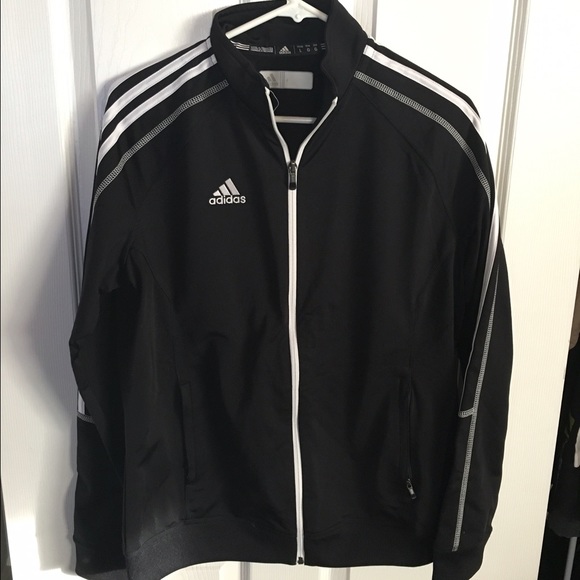 Adidas black track jacket
