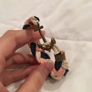 Kiel James Patrick Anchor Rope Bracelet