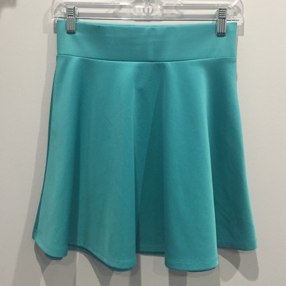Charlotte Russe Blue Skater Skirt