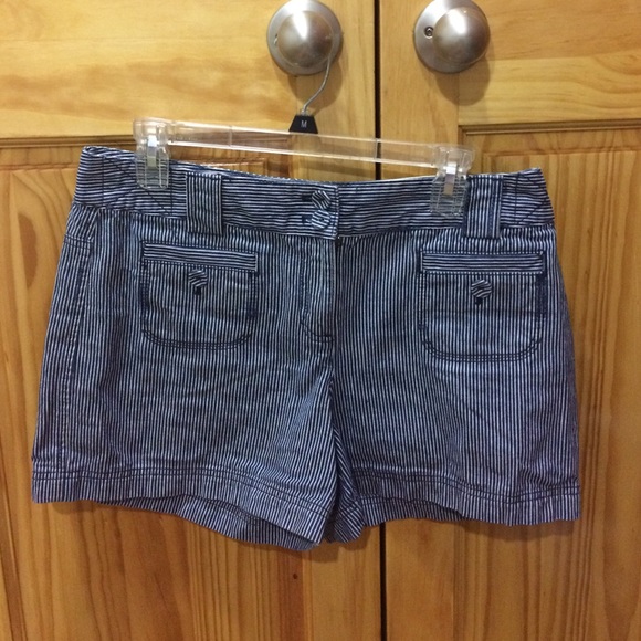 LOFT Pinstripe Shorts