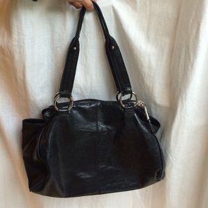 The Original Hobo Black Leather Sofie Bag