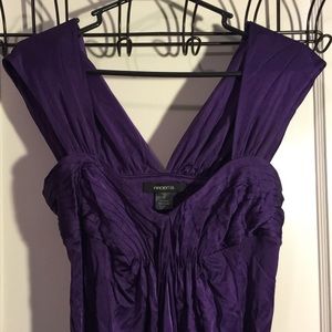 Purple prom dress
