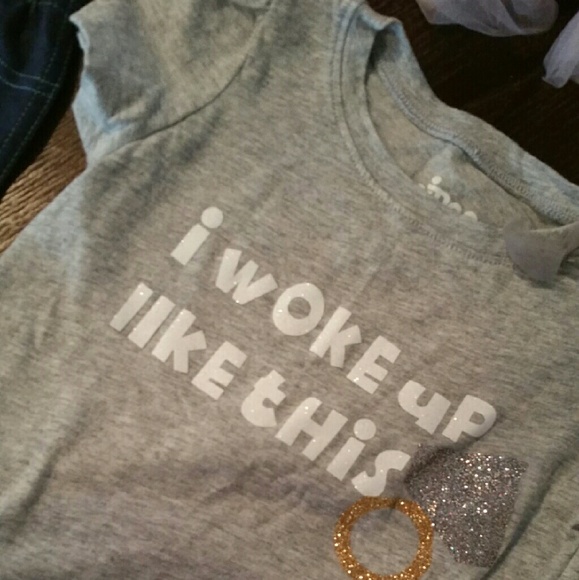 I woke up like this toddler girl tee