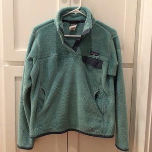 Light blue Patagonia Re-Tool Snap-T pullover M