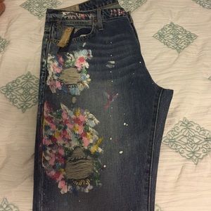 Women's Polo destructed denim