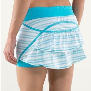 Lululemon track attack skirt in spry blue