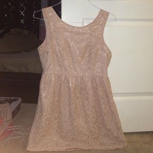 Light Pink Lace Dress