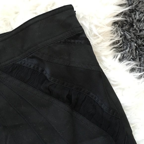 Catherine Malandrino Silk Inlay Pencil Skirt - Picture 2 of 4