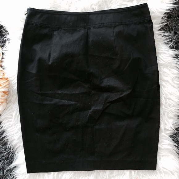 Catherine Malandrino Silk Inlay Pencil Skirt - Picture 3 of 4