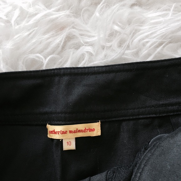 Catherine Malandrino Silk Inlay Pencil Skirt - Picture 4 of 4