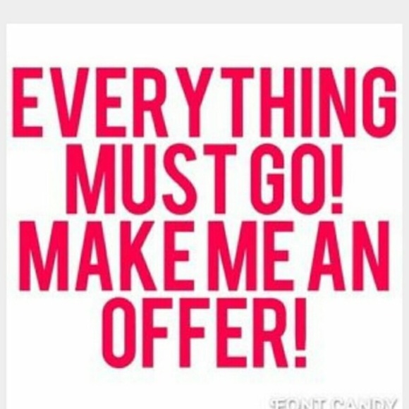 I will consider all reasonable offers.