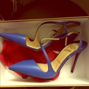 Blue Saphir Christian Louboutin heels