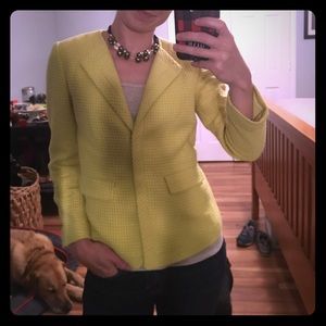 Bright Citron Ann Taylor (NOT LOFT) Blazer 00P