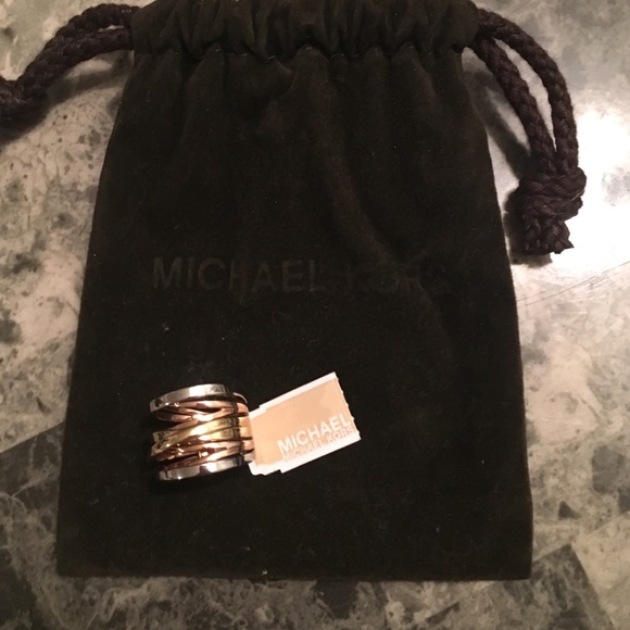 Michael Kors ring ... Silver gold and rose gold