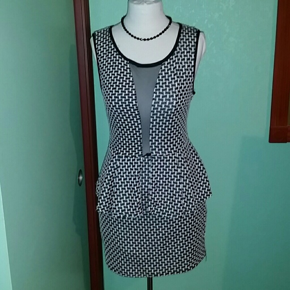 Mad Modele Peplum  Dress  (make me an offer )
