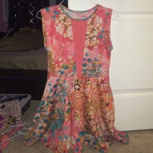 Pink Floral Dress (Worn)