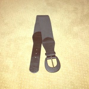 Black fashion belt