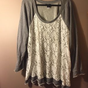 Torrid Sweater - Size 4 - Lace Front