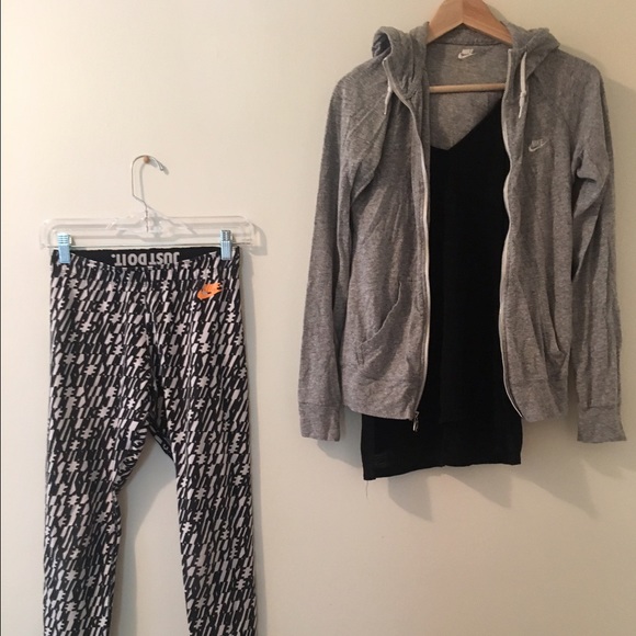 ATHLEISURE: Nike pants, sweatshirt