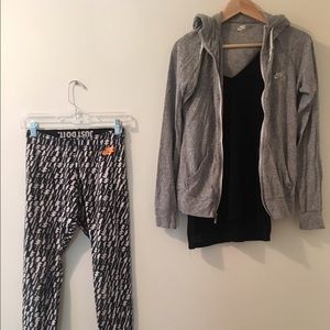 ATHLEISURE: Nike pants, sweatshirt