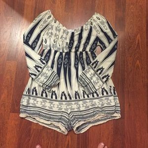 Long sleeved romper