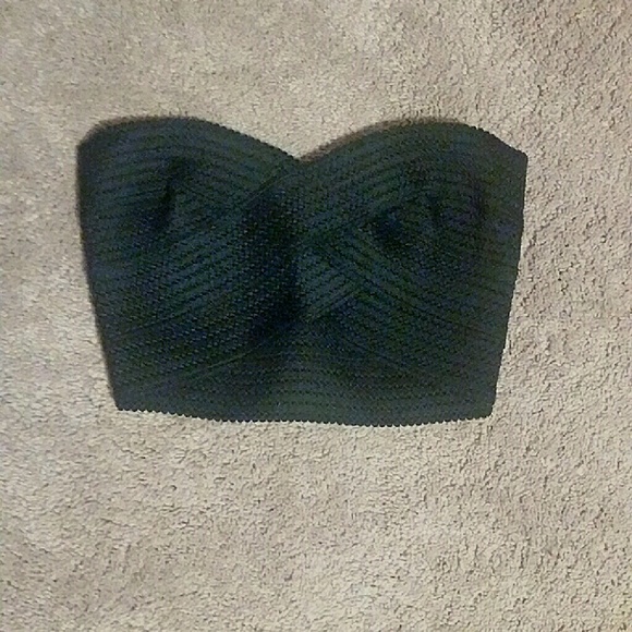 Black Express Bandage Crop Top