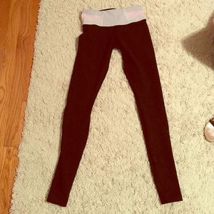 Lululemon black wunderunder black pants reversible