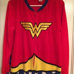 Wonder Woman Footie Pajamas. XL