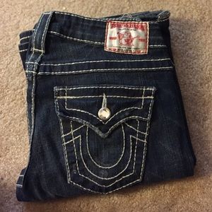 True Religion Disco Joey Big T Jeans Size 26