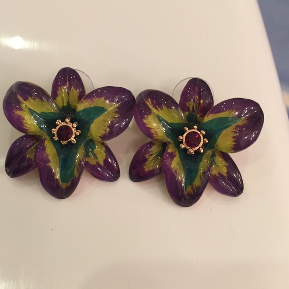 Betsey Johnson Statement Earrings