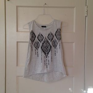 Tribal Graphic Muscle Tee