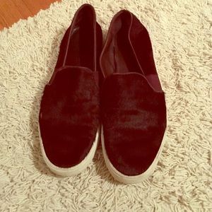 Vince calf hair slip on sneakers size 7.5 Euro 38