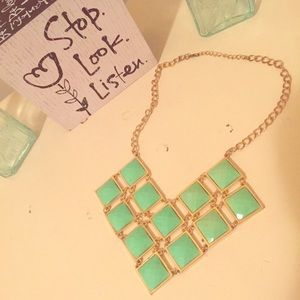 Mint Statement Necklace