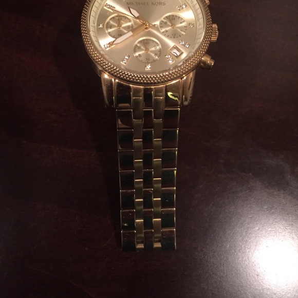 Authentic Michael Kors Gold Watch