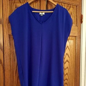 Blue shift dress