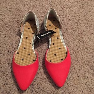 Size 6 express flats