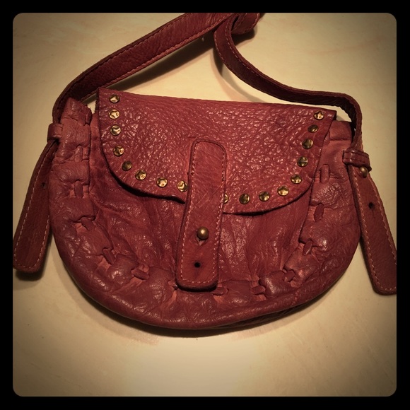 Free People Handbags - Free people mini distressed saddle bag