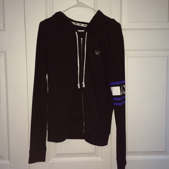 vs pink full zip hoodie
