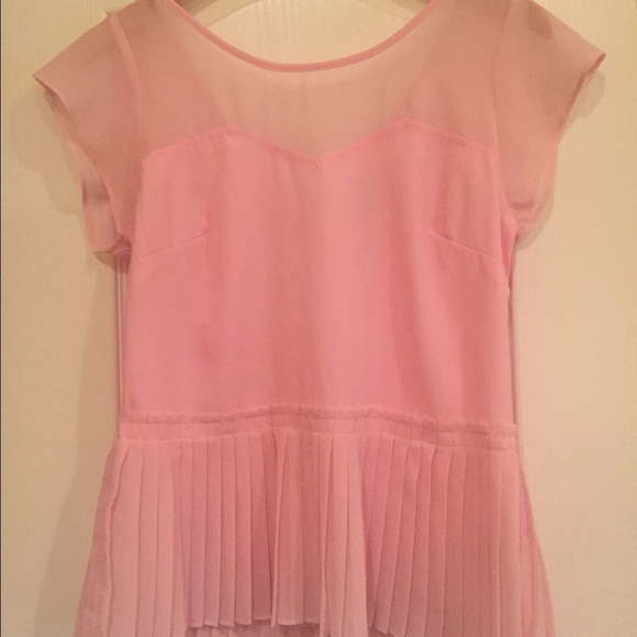Blush blouse