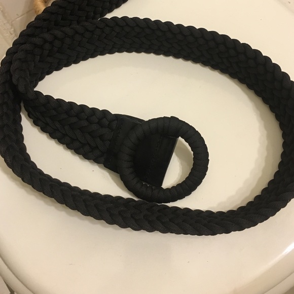 Black J.crew Woven Belt