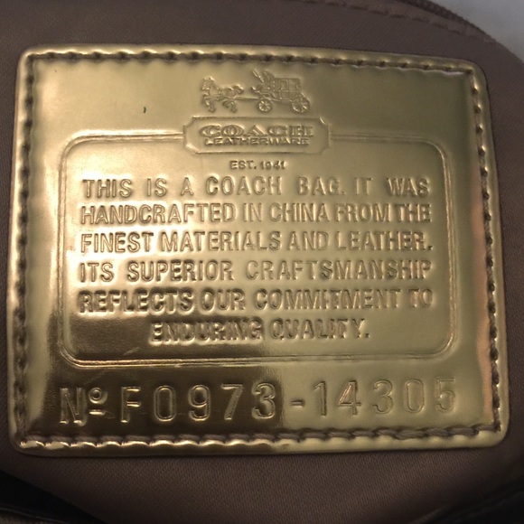 COACH MADISON MAGGIE OP ART SATEEN SIGNATURE BAG - Picture 4 of 4