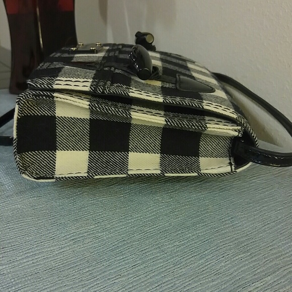 Vintage pristine Y2K plaid wool Kate Spade crossbody bag - Picture 2 of 4