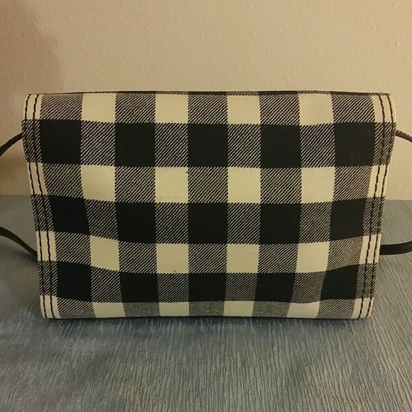 Vintage pristine Y2K plaid wool Kate Spade crossbody bag - Picture 3 of 4