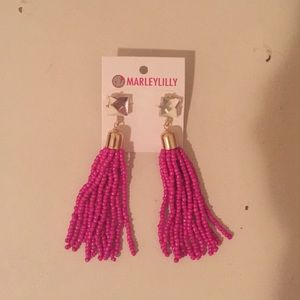 Marley Lilly Pink Dangling Earrings